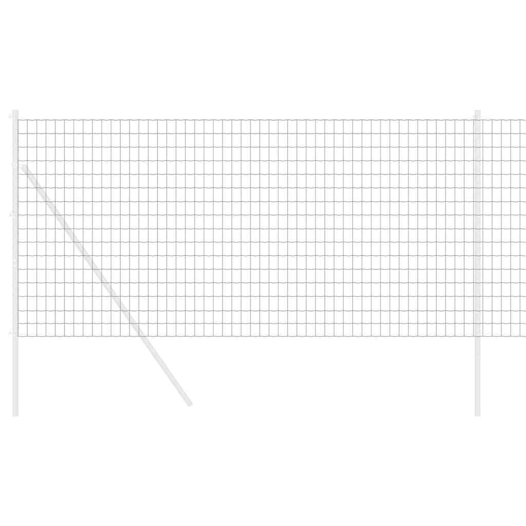 Φράχτης Εuro Γκρι 1,2 x 10 m Σίδηρος με επικάλυψη PVC - Pakobazaar