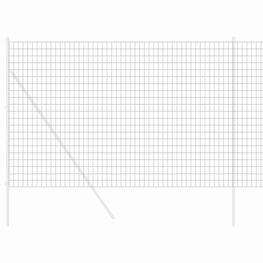Φράχτης Εuro Γκρι 1,6 x 10 m Σίδηρος με επικάλυψη PVC - Pakobazaar