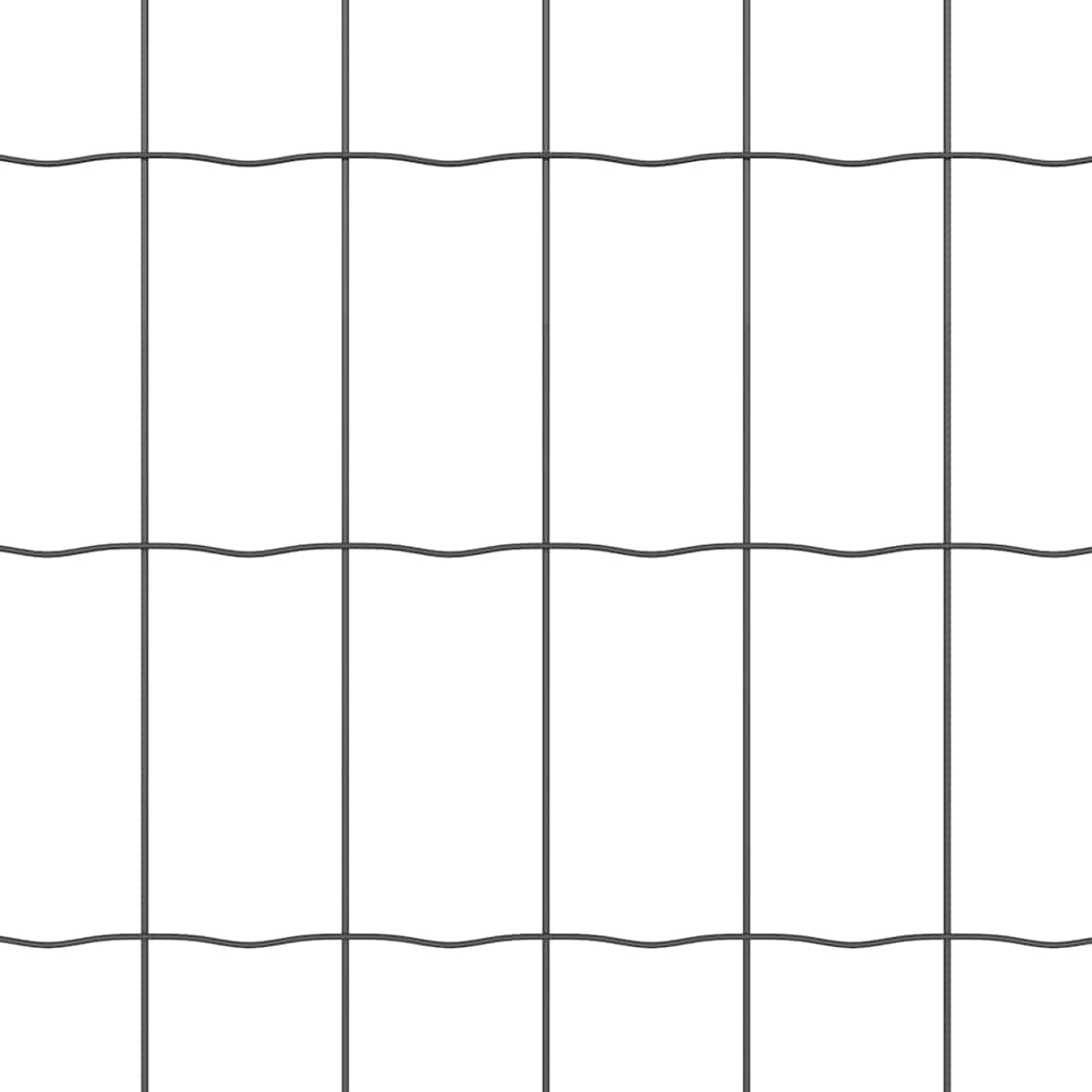 Φράχτης Εuro Γκρι 1,4 x 10 m Σίδηρος με επικάλυψη PVC - Pakobazaar