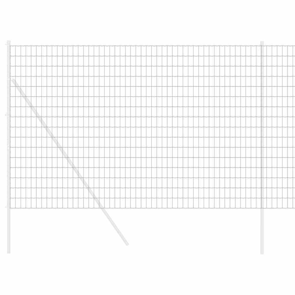 Φράχτης Εuro Γκρι 1,5 x 10 m Σίδηρος με επικάλυψη PVC - Pakobazaar