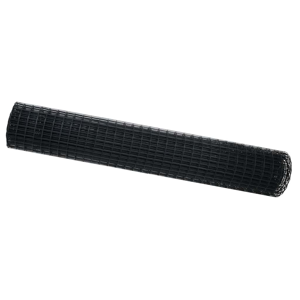 Φράχτης Εuro Γκρι 1,6 x 10 m Σίδηρος με επικάλυψη PVC - Pakobazaar