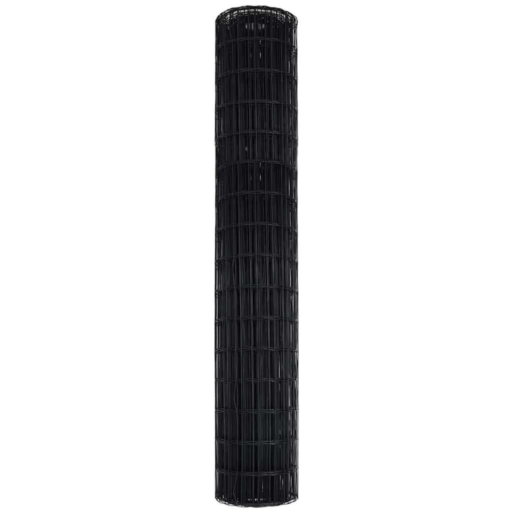 Φράχτης Εuro Γκρι 1,6 x 10 m Σίδηρος με επικάλυψη PVC - Pakobazaar