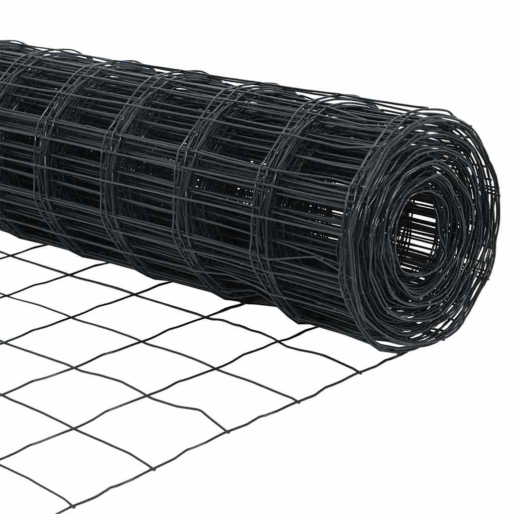 Φράχτης Εuro Γκρι 0,4 x 10 μ Σίδηρος με επικάλυψη PVC - Pakobazaar