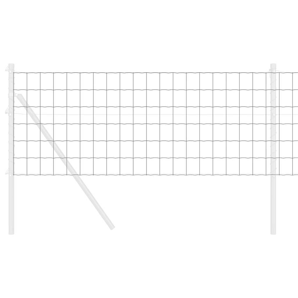 Φράχτης Εuro Γκρι 0,4 x 10 μ Σίδηρος με επικάλυψη PVC - Pakobazaar