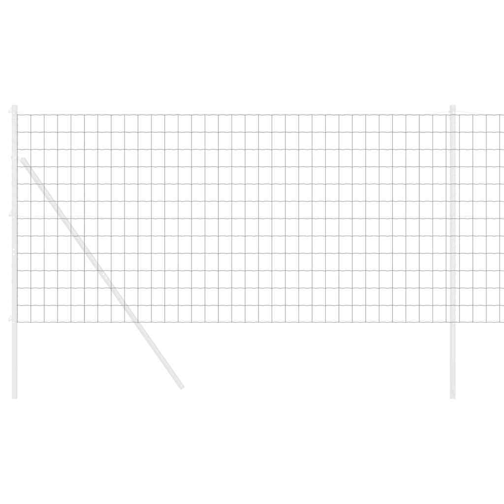Φράχτης Εuro Γκρι 1 x 10 m Σίδηρος με επικάλυψη PVC - Pakobazaar
