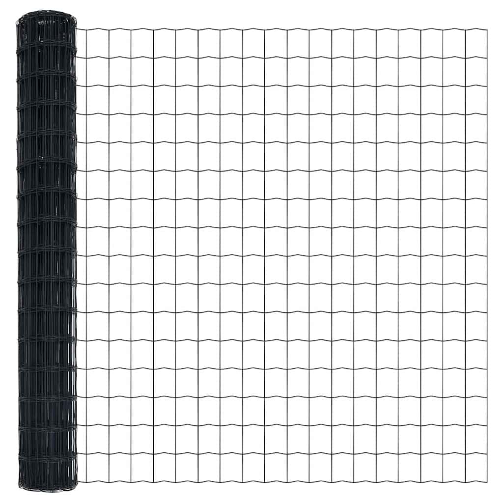 Φράχτης Εuro Γκρι 1.5 x 10 m Σίδηρος με επικάλυψη PVC - Pakobazaar