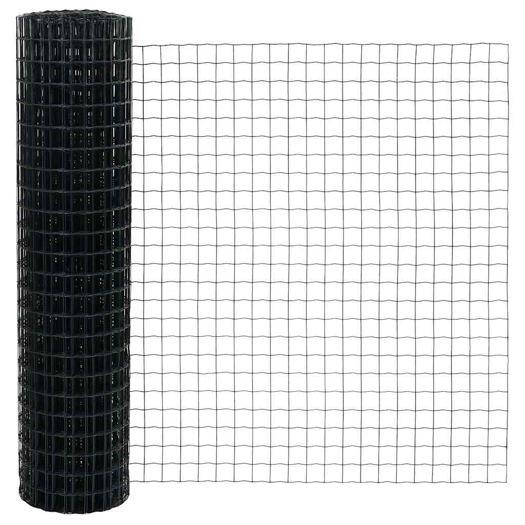 Φράχτης Εuro Γκρι 1,2 x 25 m Σίδηρος με επικάλυψη PVC - Pakobazaar