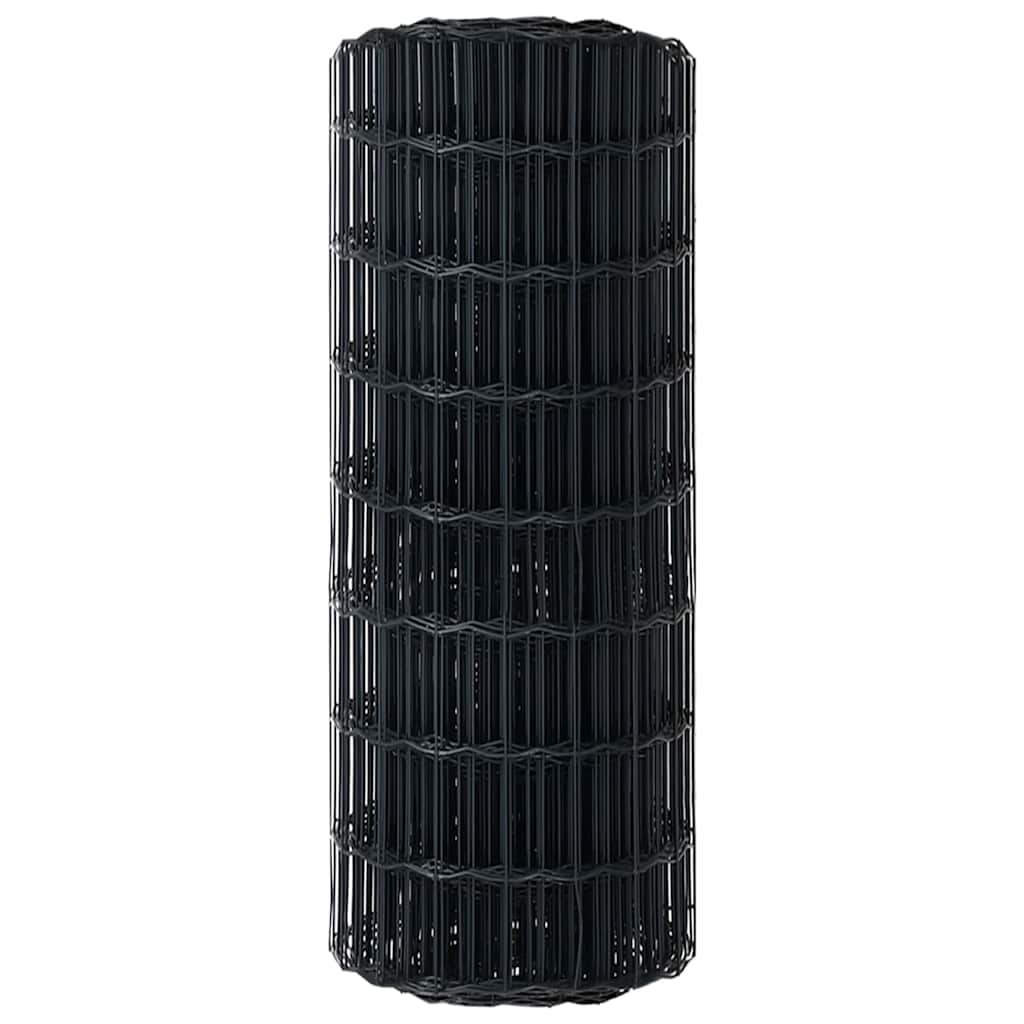 Φράχτης Εuro Γκρι 0.4 x 25 μ Σίδηρος με επικάλυψη PVC - Pakobazaar