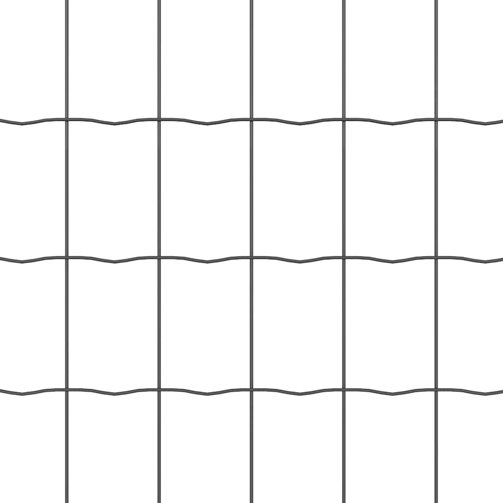 Φράχτης Εuro Γκρι 1,2 x 25 m Σίδηρος με επικάλυψη PVC - Pakobazaar