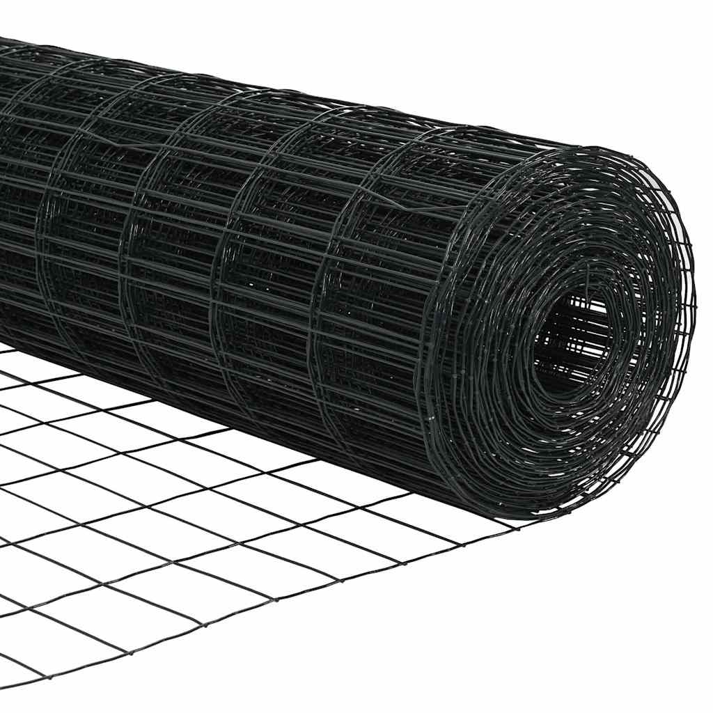 Φράχτης Εuro Γκρι 0,8 x 25 m Σίδηρος με επικάλυψη PVC - Pakobazaar