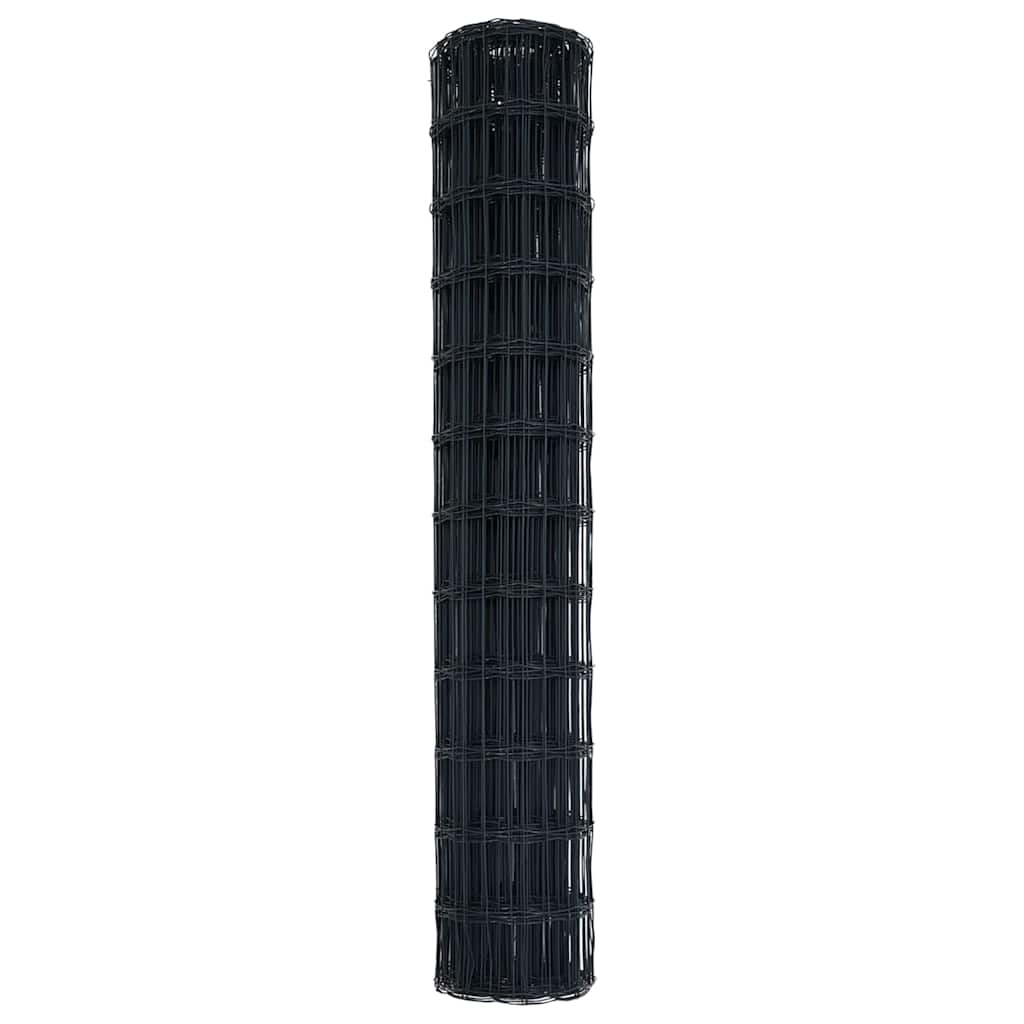 Φράχτης Εuro Γκρι 1,2 x 25 m Σίδηρος με επικάλυψη PVC - Pakobazaar