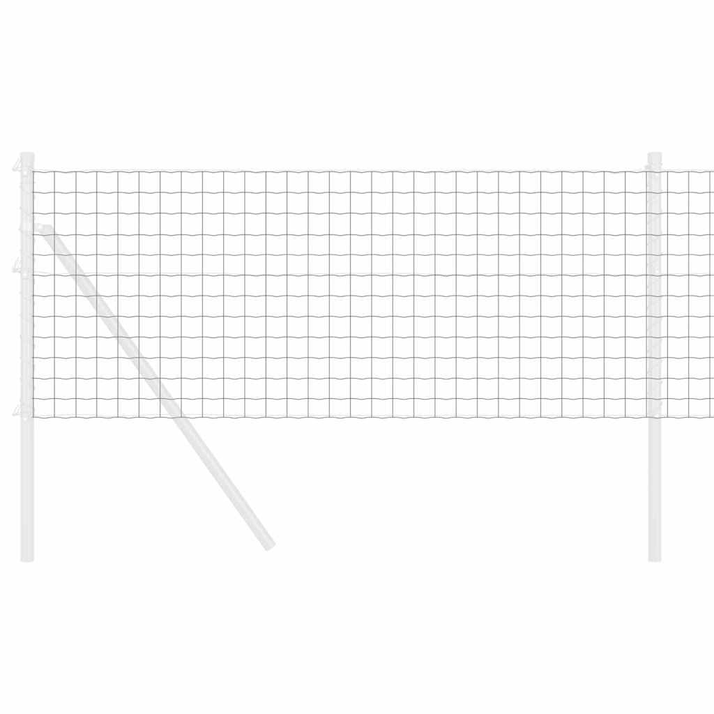 Φράχτης Εuro Γκρι 0,4 x 50 μ. Σίδηρος με επικάλυψη PVC - Pakobazaar