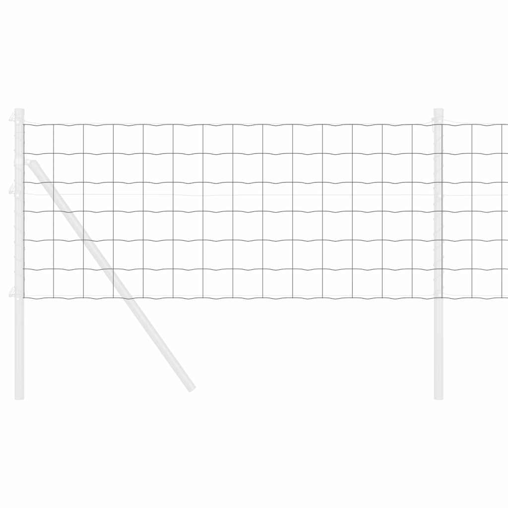 Φράχτης Εuro Γκρι 0,4 x 50 μ. Σίδηρος με επικάλυψη PVC - Pakobazaar