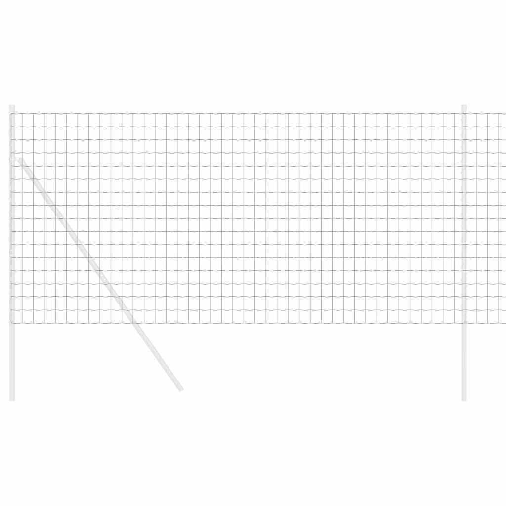 Φράχτης Εuro Γκρι 1,4 x 10 m Σίδηρος με επικάλυψη PVC - Pakobazaar