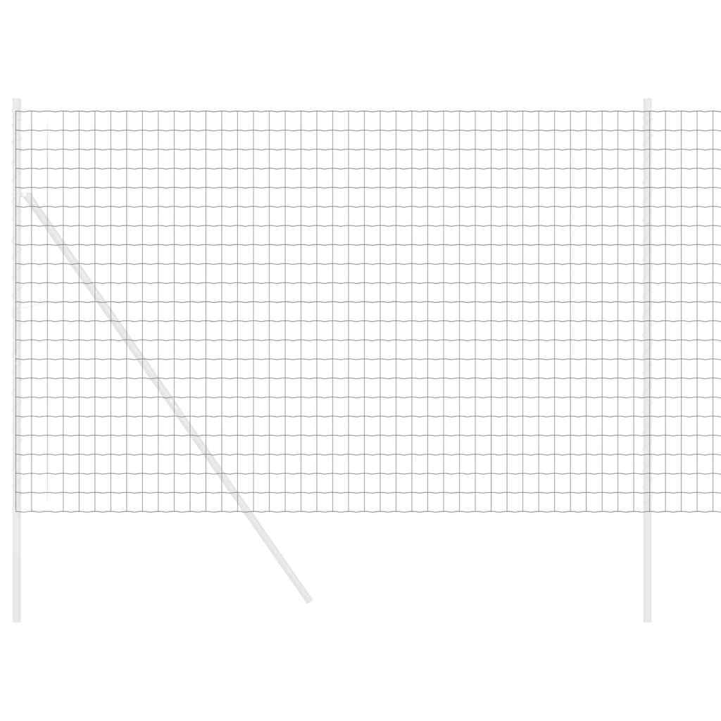 Φράχτης Εuro Μαύρο 1,6 x 10 m Σίδηρος με επικάλυψη PVC - Pakobazaar