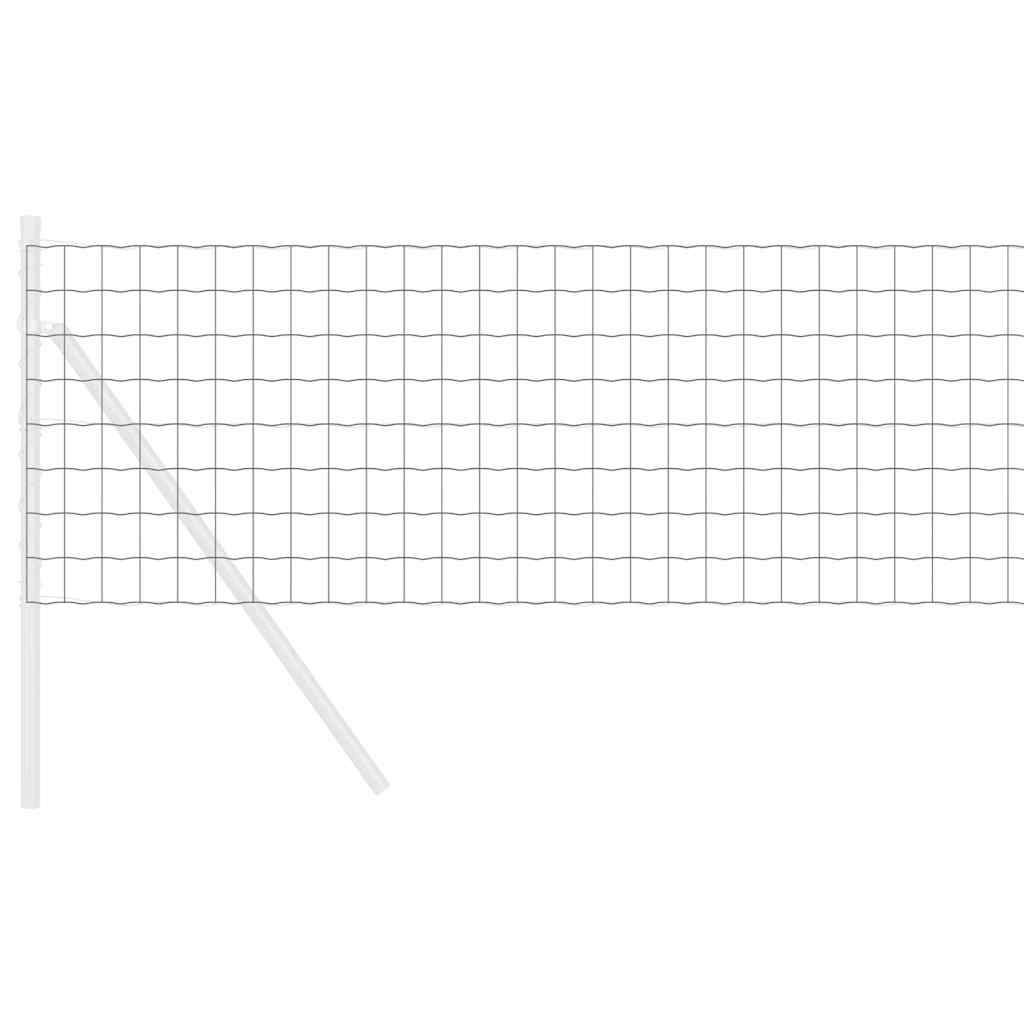 Φράχτης Εuro Γκρι 0,4 x 25 μ Σίδηρος με επικάλυψη PVC - Pakobazaar