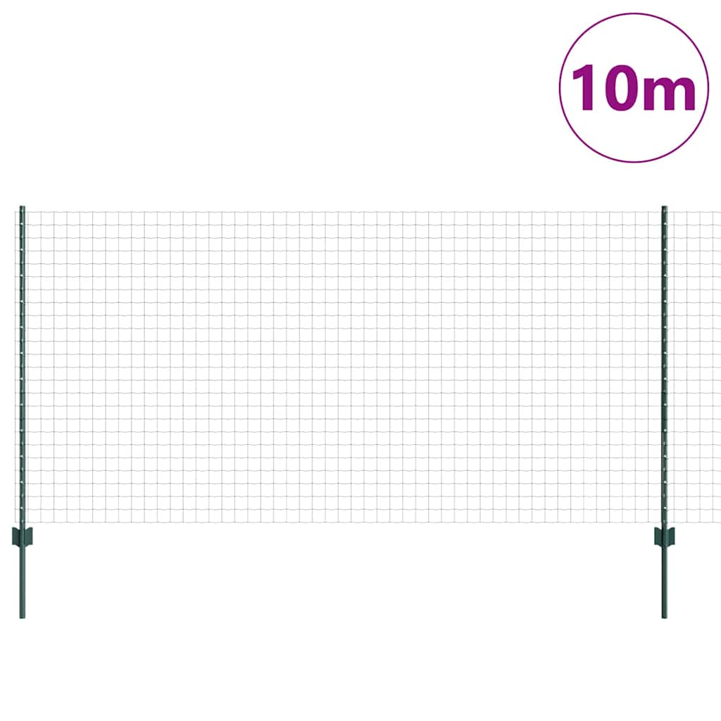 Τεντώτο με στήριγμα Πράσινο 1,2 x 10 m Χάλυβας και PVC