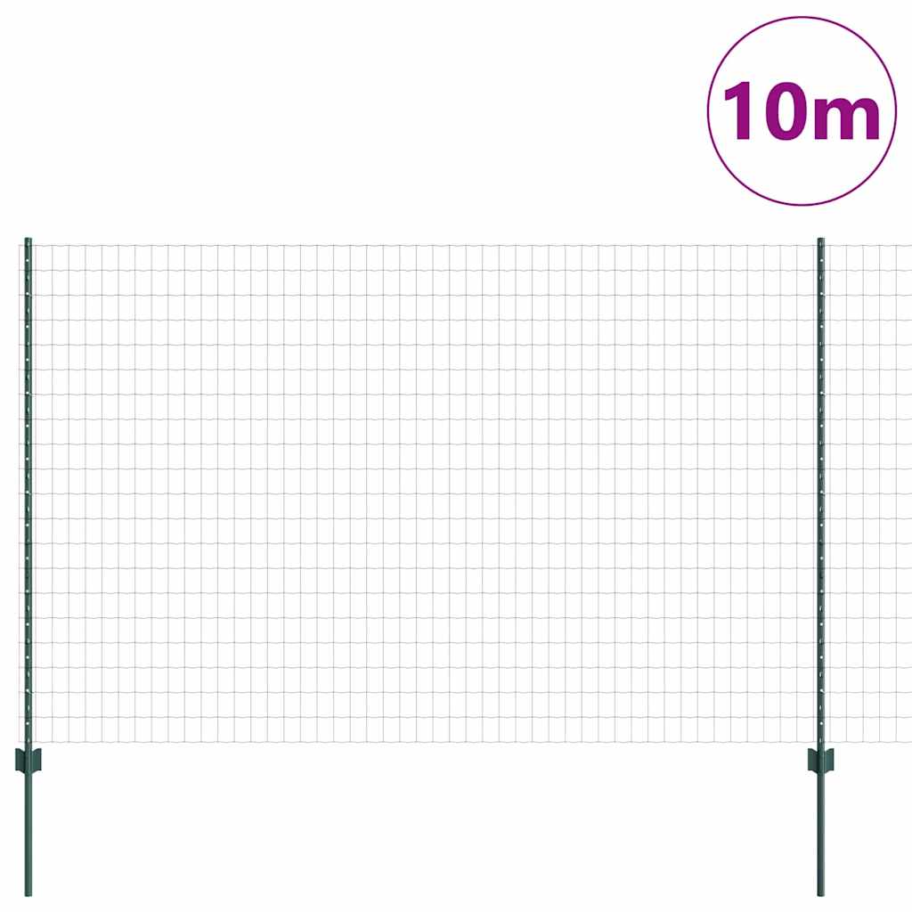 Τεντώτο με στήριγμα Πράσινο 1,5 x 10 m Χάλυβας και PVC - Pakobazaar