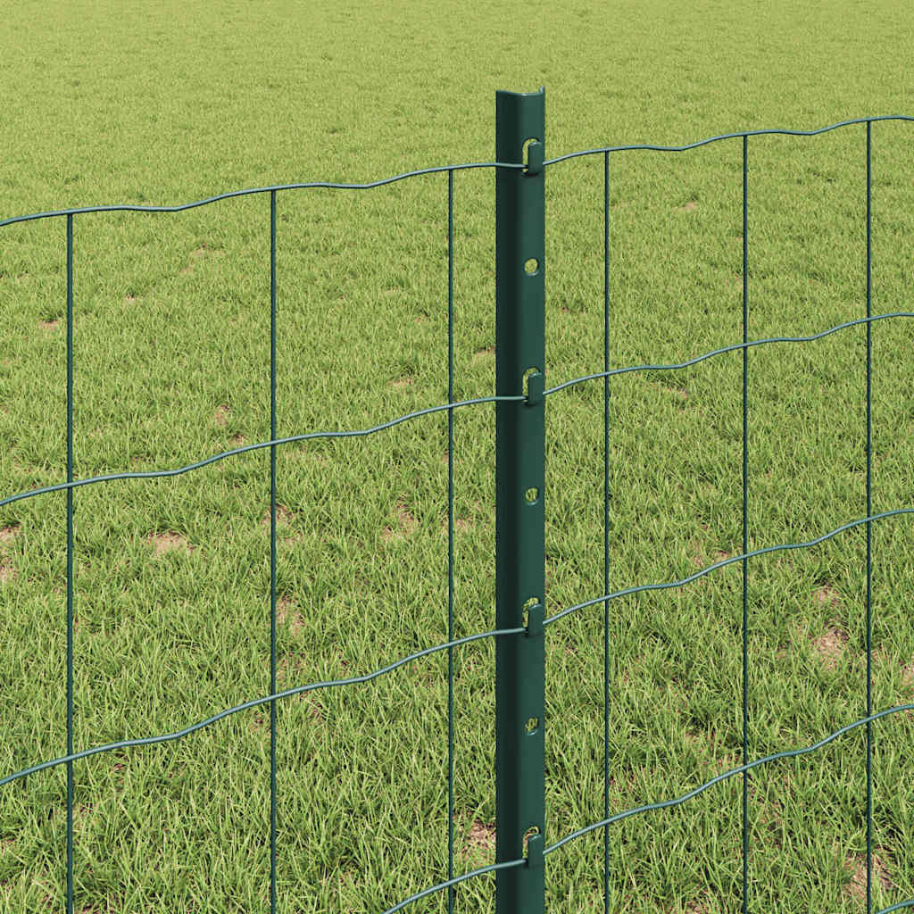 Τεντώτο με στήριγμα Πράσινο 0,8 x 10 m Χάλυβας και PVC - Pakobazaar