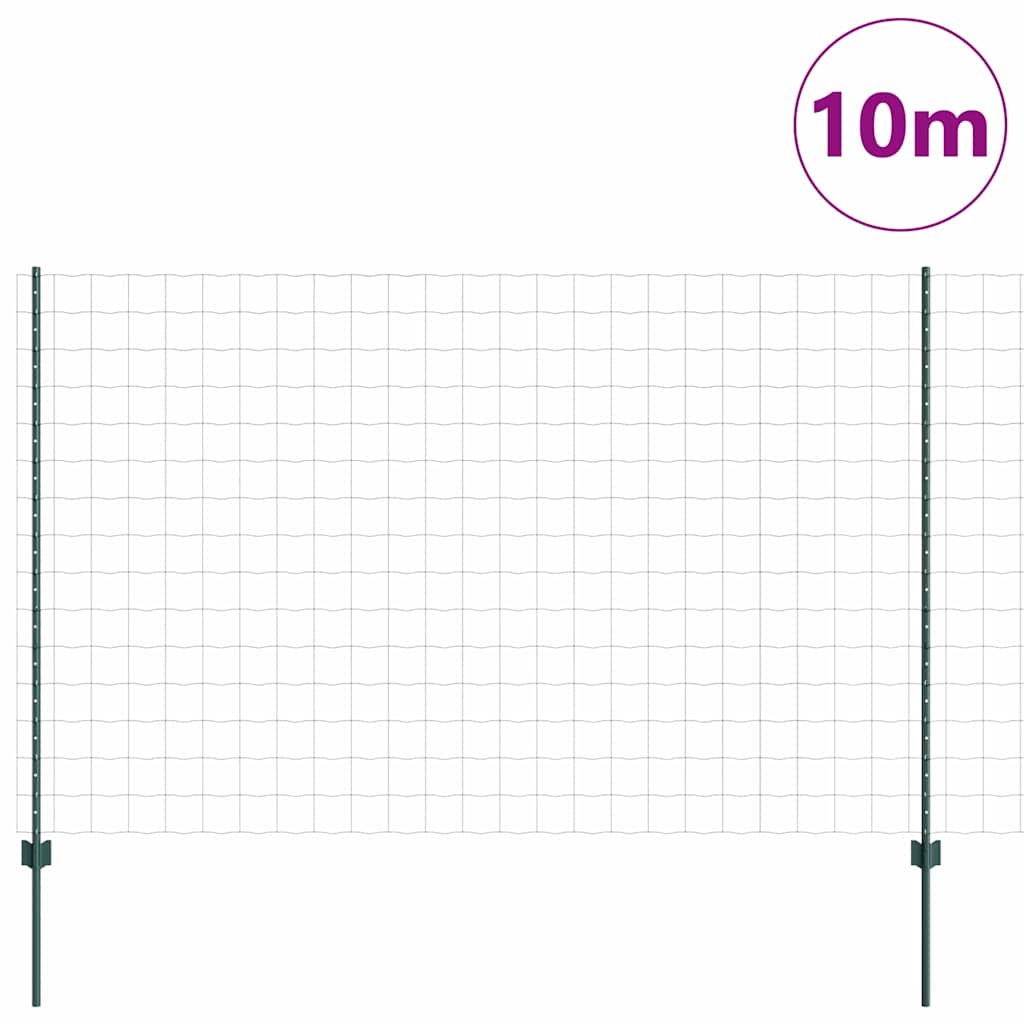 Τεντώτο με στήριγμα Πράσινο 1,5 x 10 m Ατσάλι - Pakobazaar