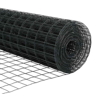 Τεντώτο με στήριγμα Γκρι 0,4 x 10 μ Χάλυβας και PVC - Pakobazaar