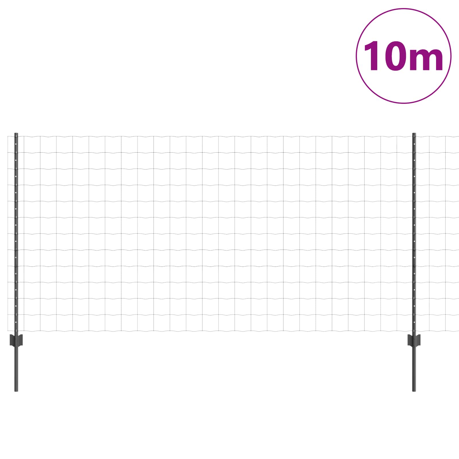 Τεντώτο με στήριγμα Γκρι 1,2 x 10 m Ατσάλι