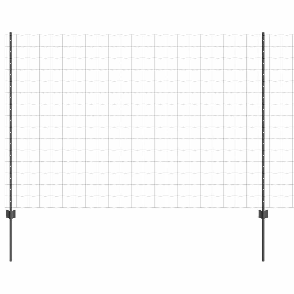 Τεντώτο με στήριγμα Γκρι 1,6 x 10 m Χάλυβας και PVC