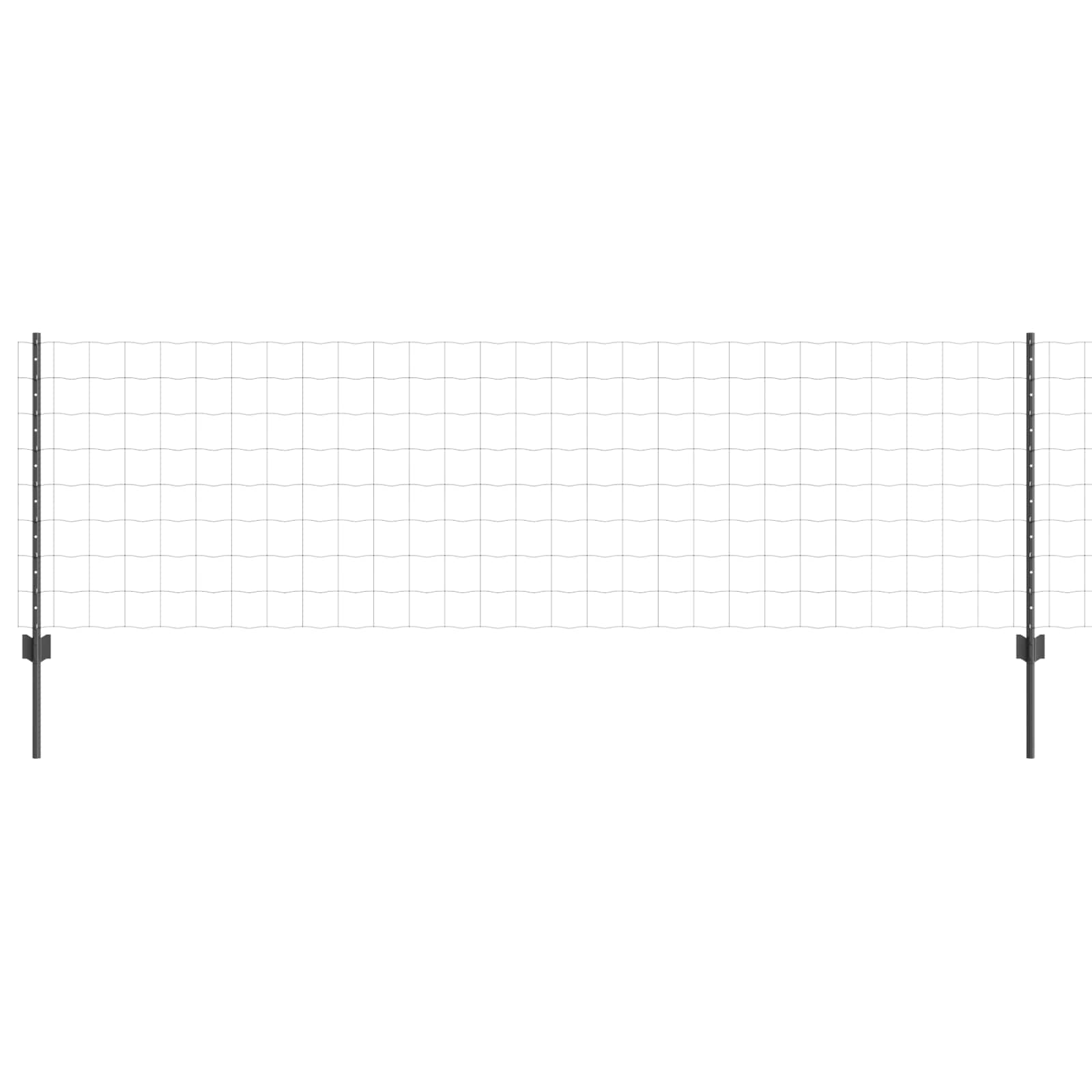 Τεντώτο με στήριγμα Γκρι 0,8 x 25 m Ατσάλι - Pakobazaar