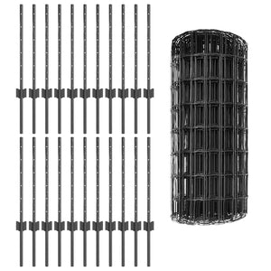 Τεντώτο με στήριγμα Γκρι 0,6 x 50 μ. Χάλυβας και PVC - Pakobazaar