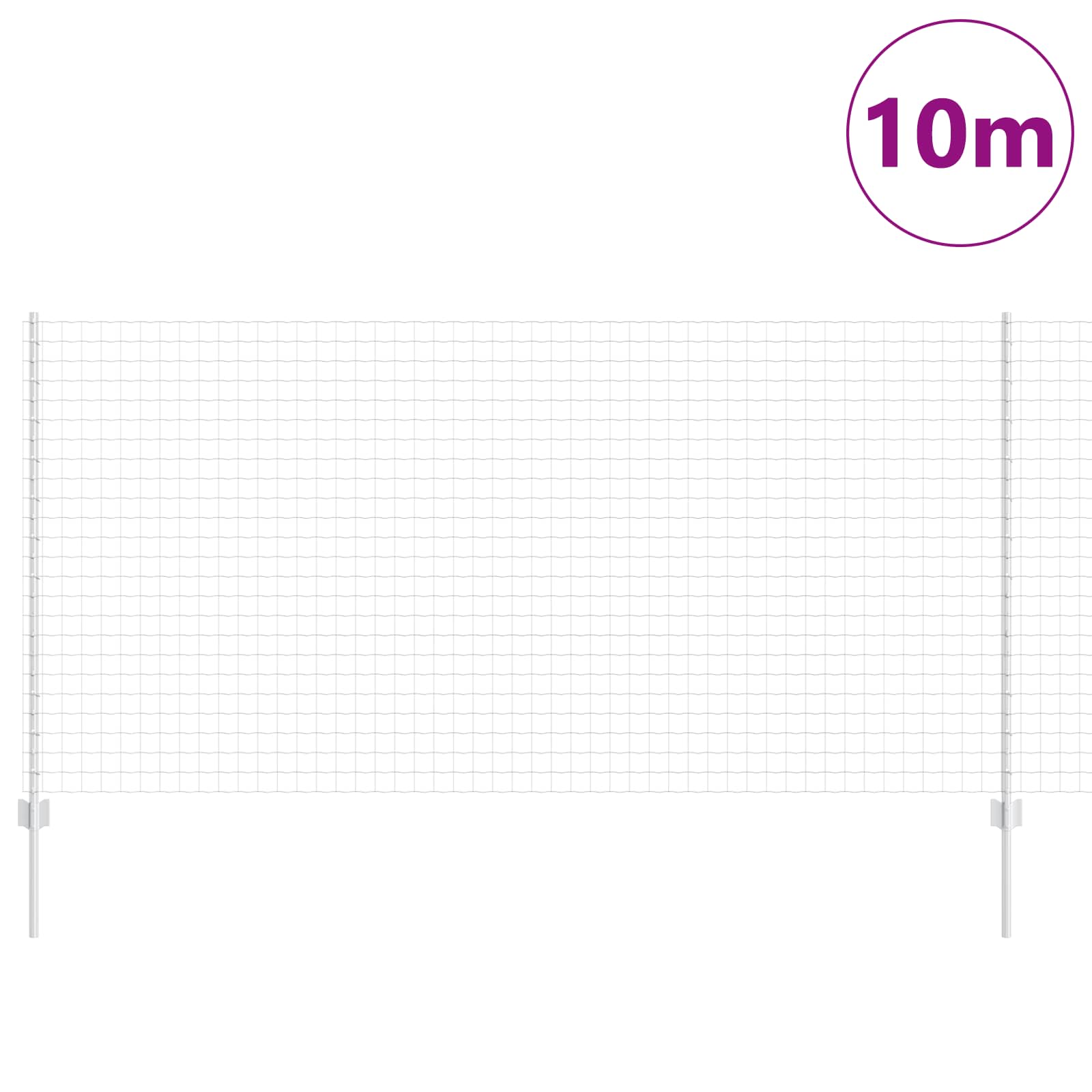 Τεντώτο με στήριγμα Ασημί 1,2 x 10 m Ατσάλι