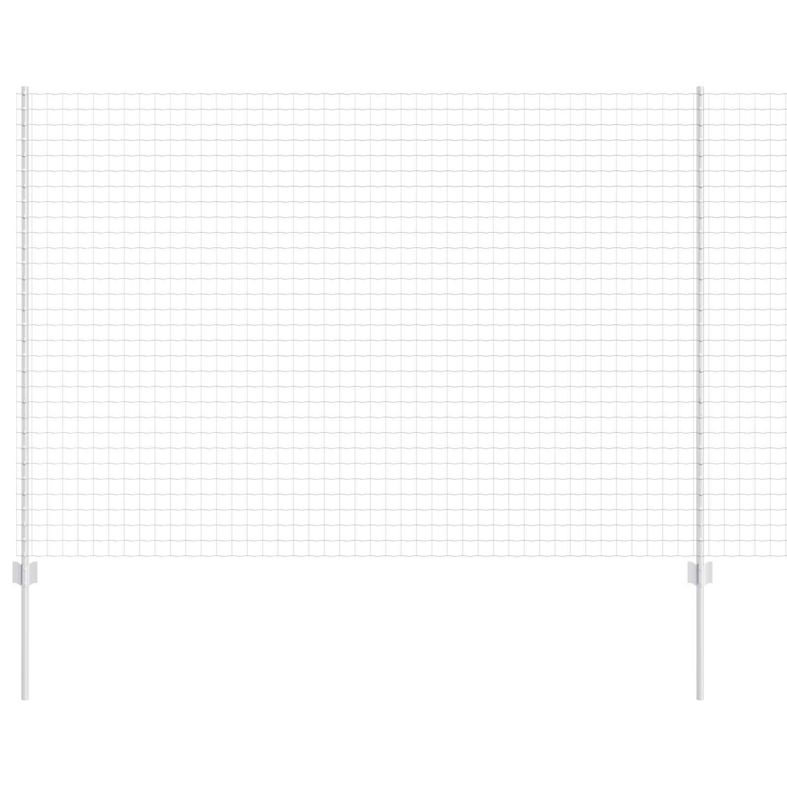 Τεντώτο με στήριγμα Ασημί 1,5 x 10 m Ατσάλι