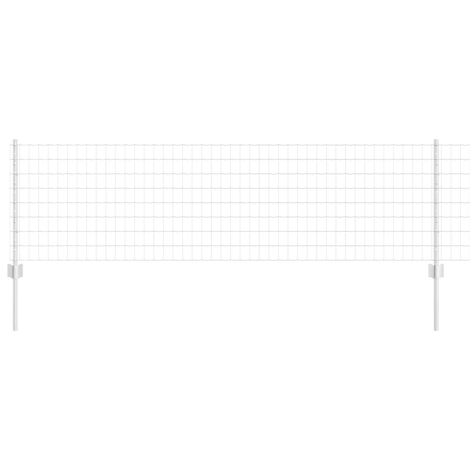 Τεντώτο με στήριγμα Ασημί 0,6 x 10 μ Ατσάλι