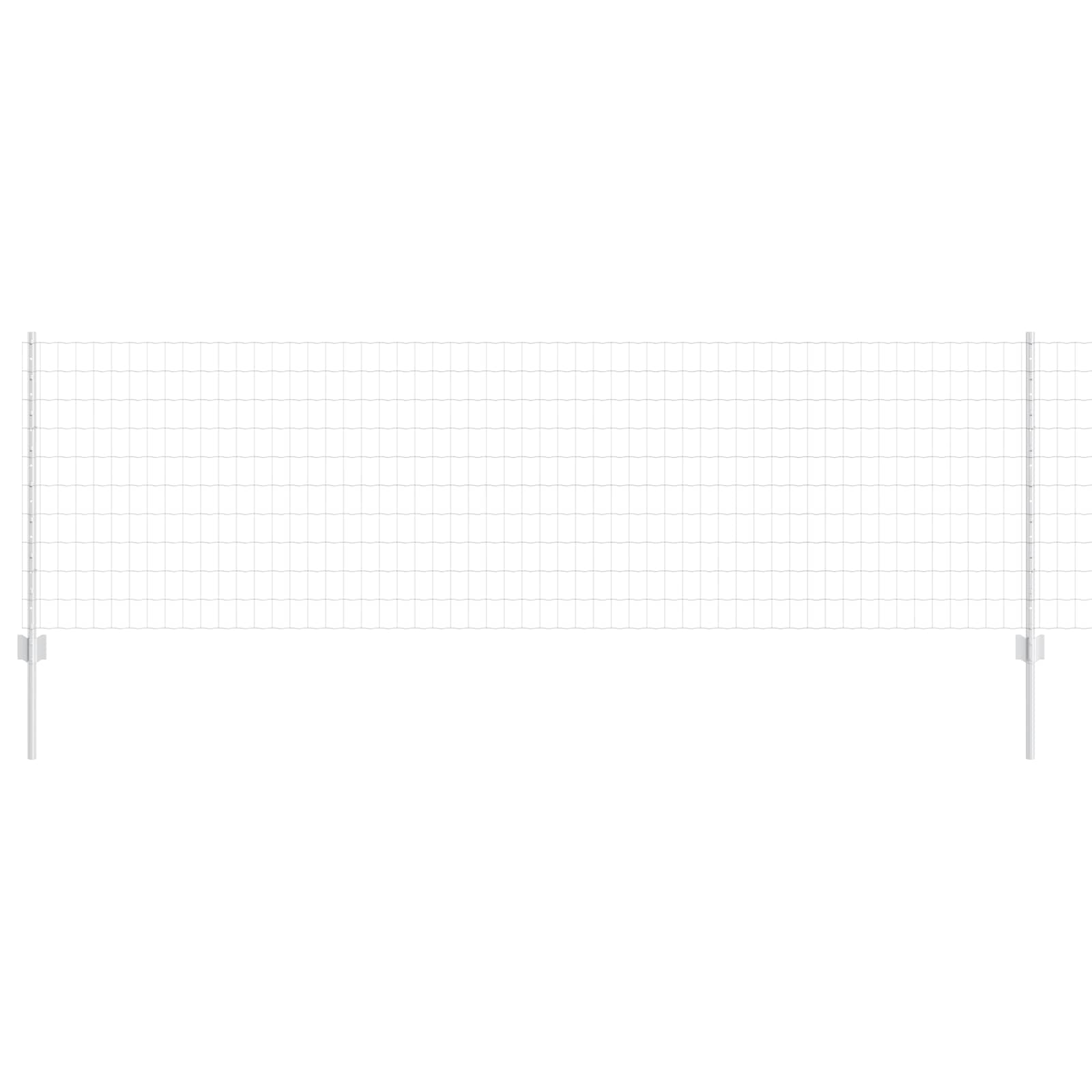 Τεντώτο με στήριγμα Ασημί 0,8 x 10 m Ατσάλι