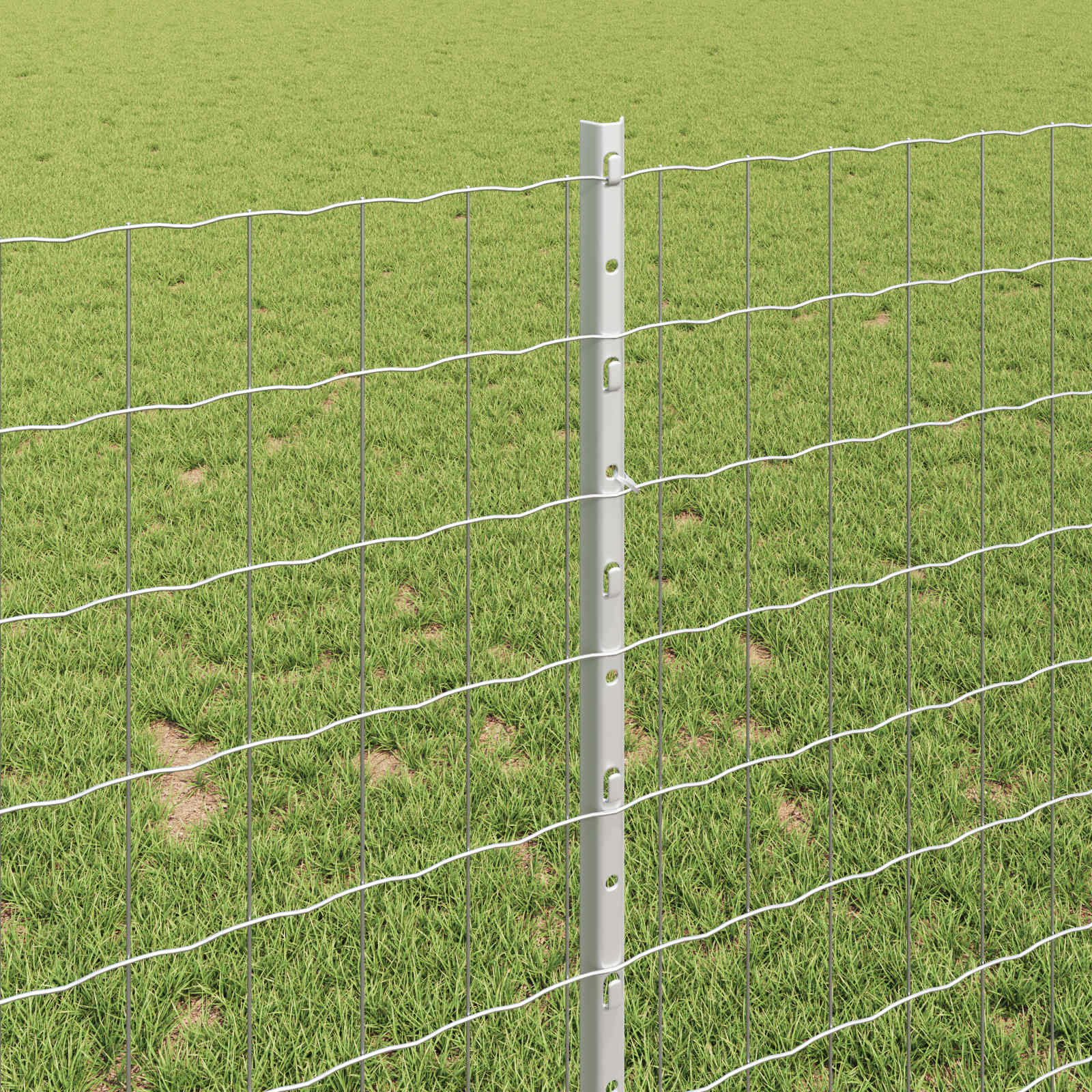 Τεντώτο με στήριγμα Ασημί 1 x 10 m Ατσάλι