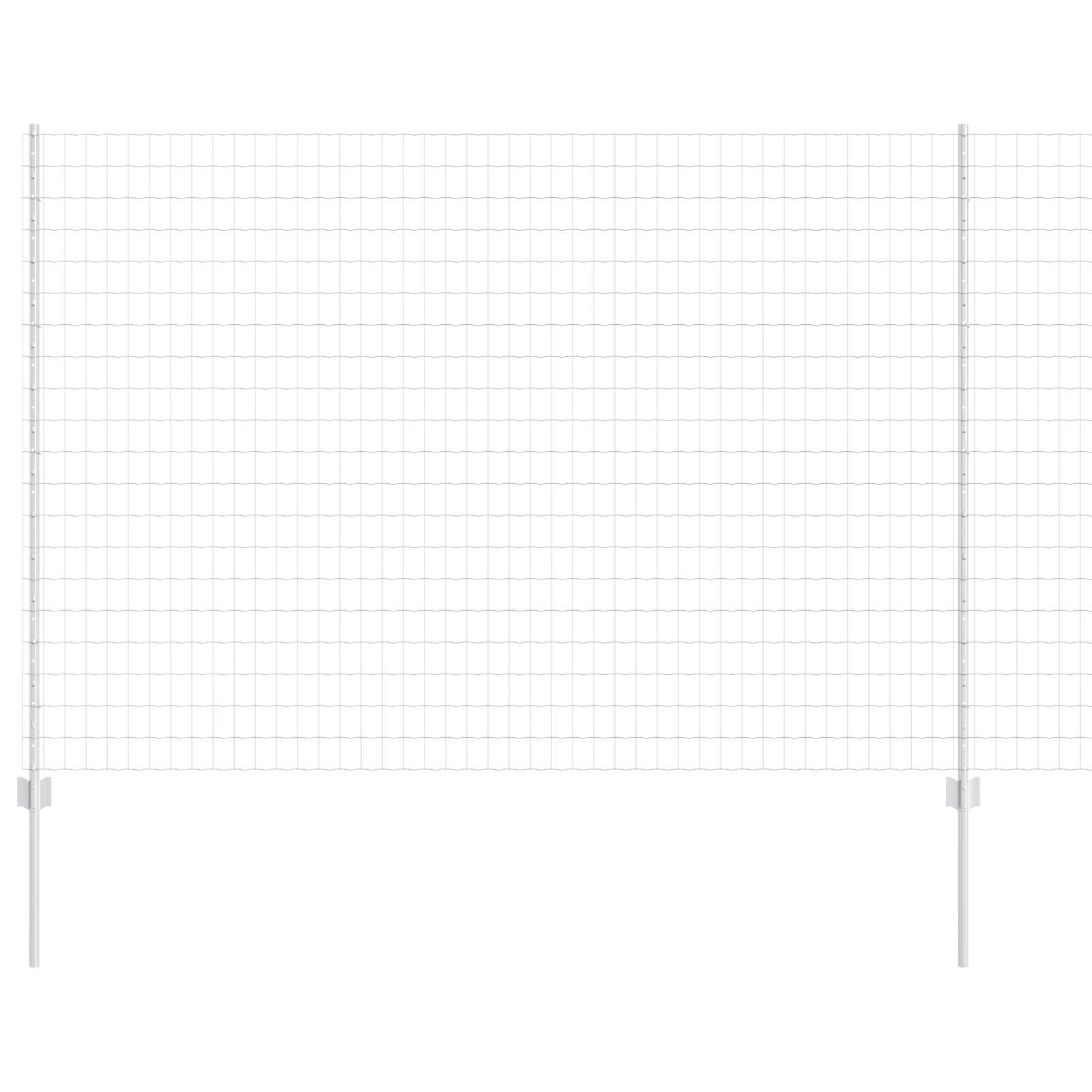 Τεντώτο με στήριγμα Ασημί 1,6 x 10 m Ατσάλι