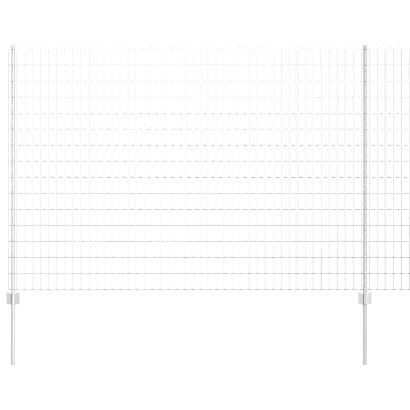 Τεντώτο με στήριγμα Ασημί 1,5 x 10 m Ατσάλι