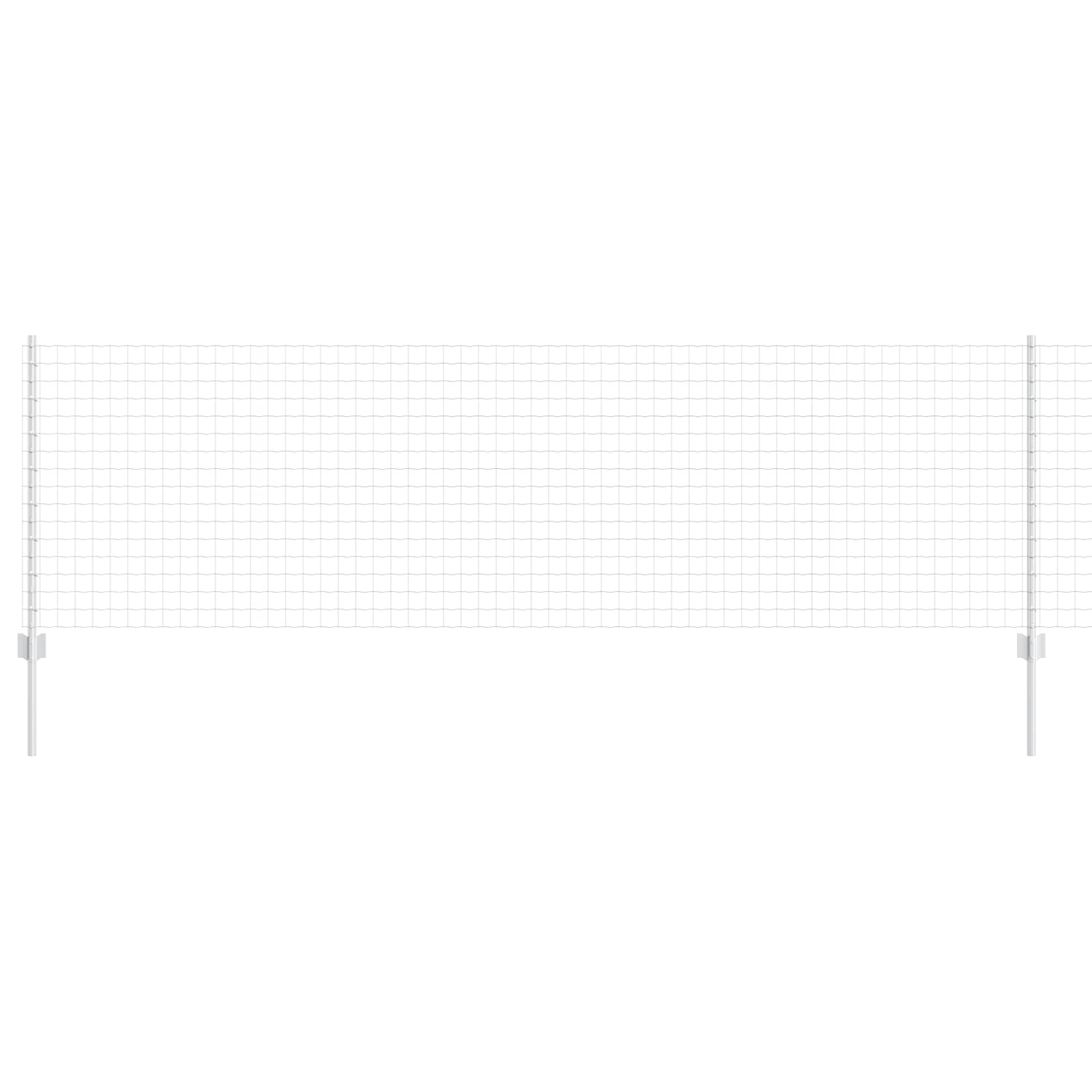 Τεντώτο με στήριγμα Ασημί 0,8 x 25 m Ατσάλι