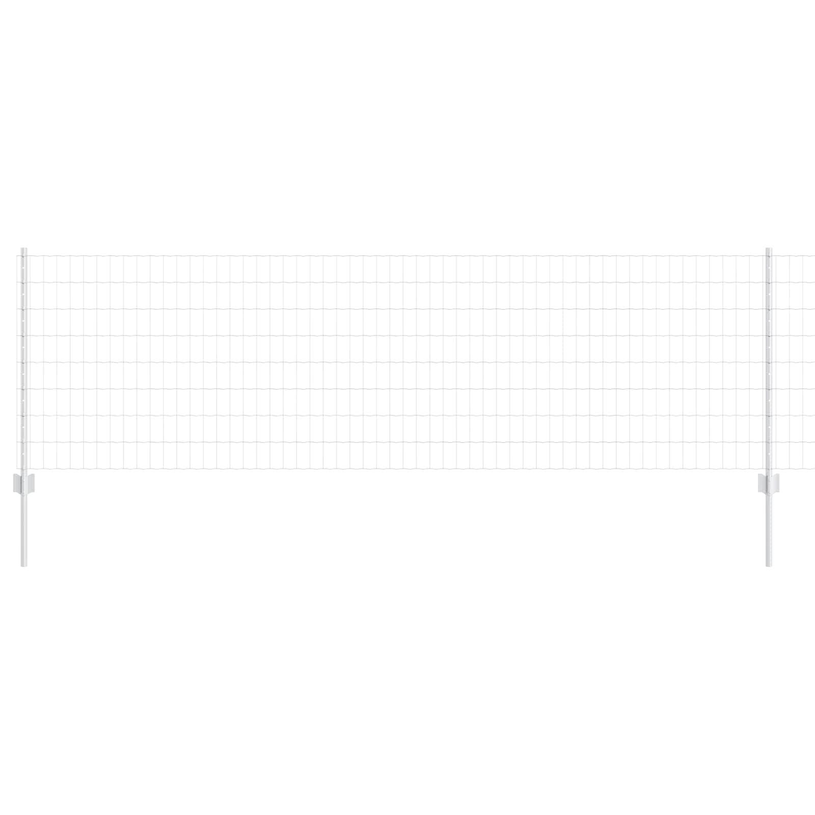 Τεντώτο με στήριγμα Ασημί 0,8 x 25 m Ατσάλι