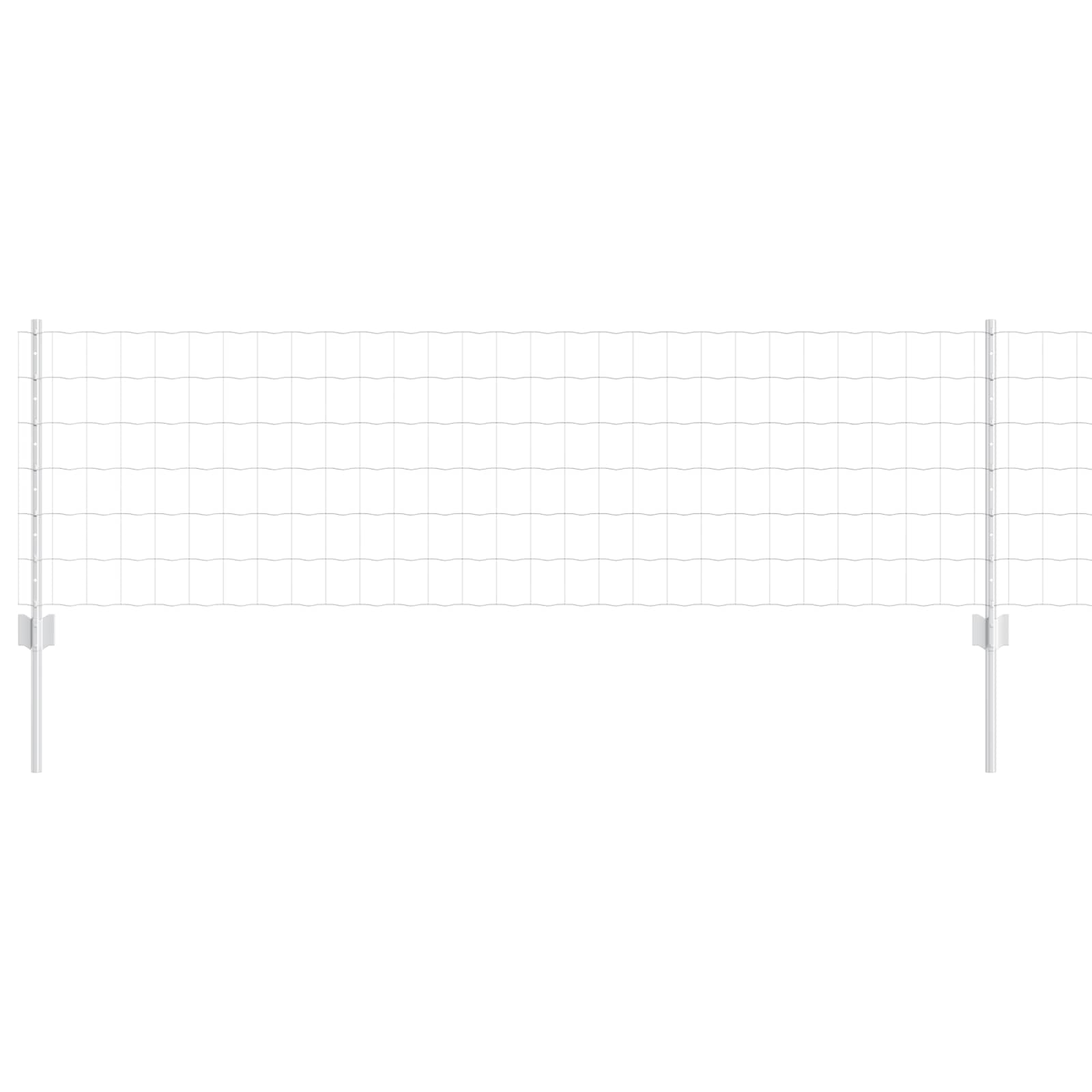 Τεντώτο με στήριγμα Ασημί 0,6 x 25 μ Ατσάλι