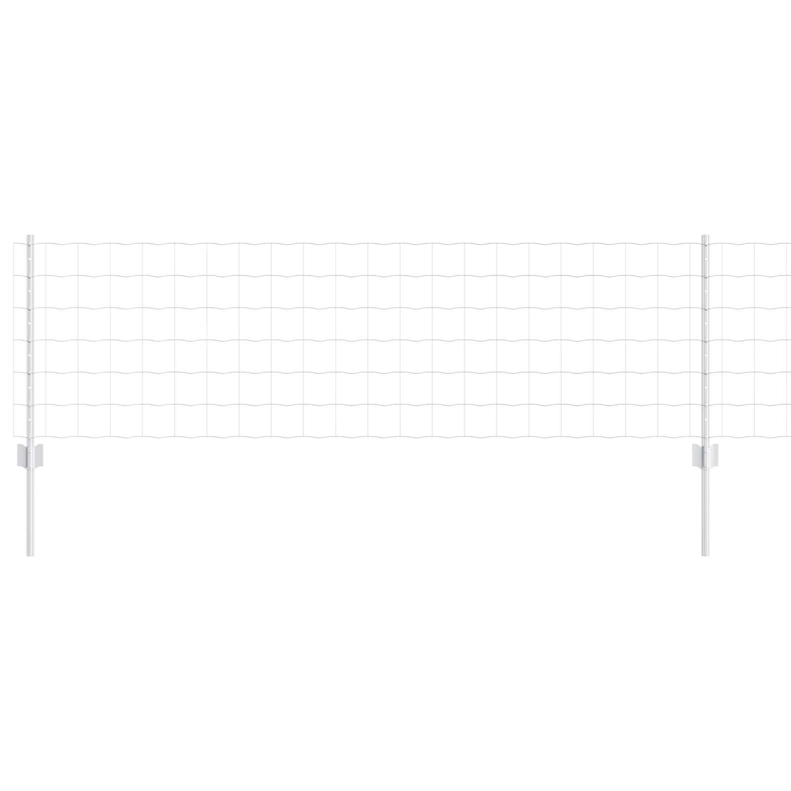 Τεντώτο με στήριγμα Ασημί 0,6 x 50 μ. Ατσάλι