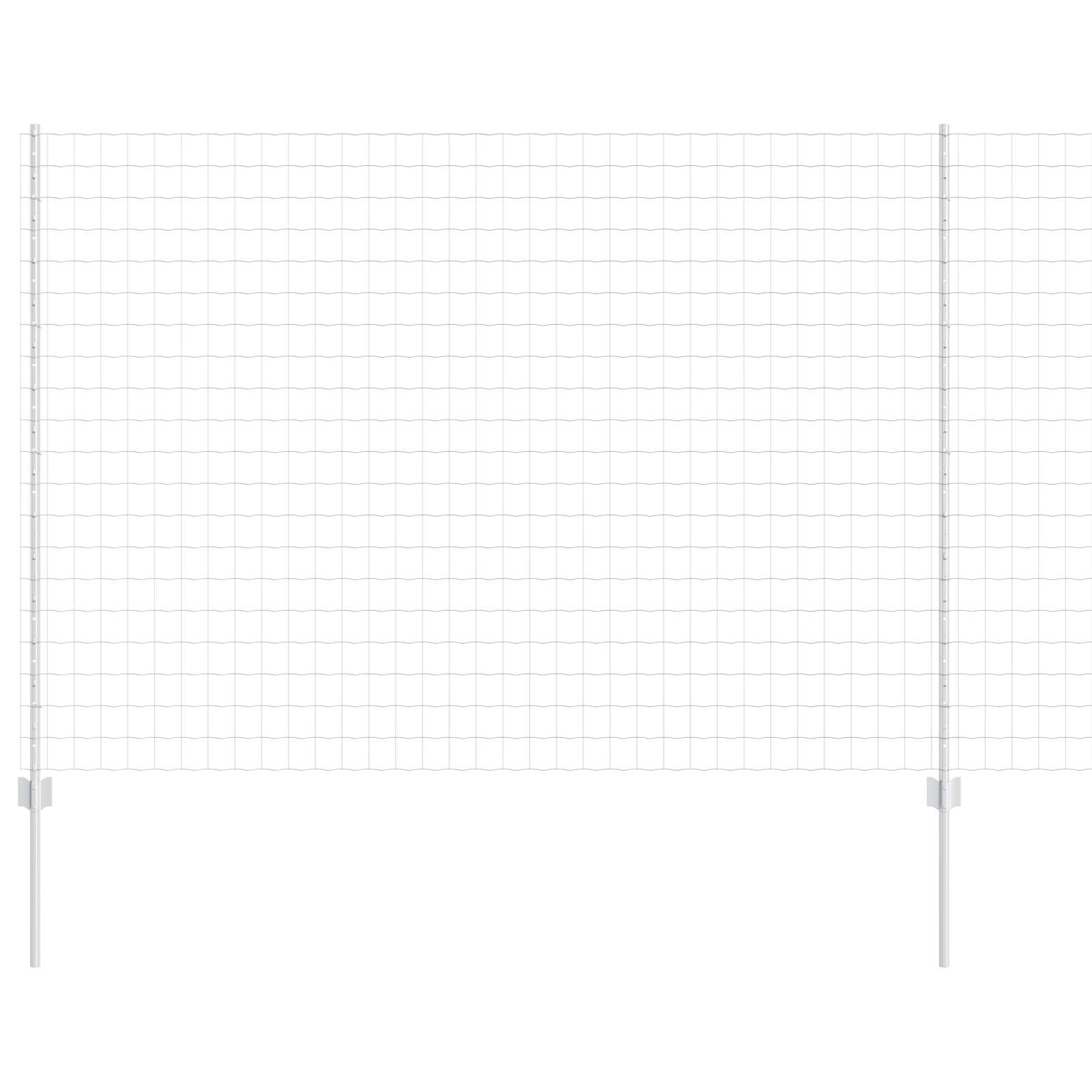 Τεντώτο με στήριγμα Ασημί 1,6 x 10 m Ατσάλι