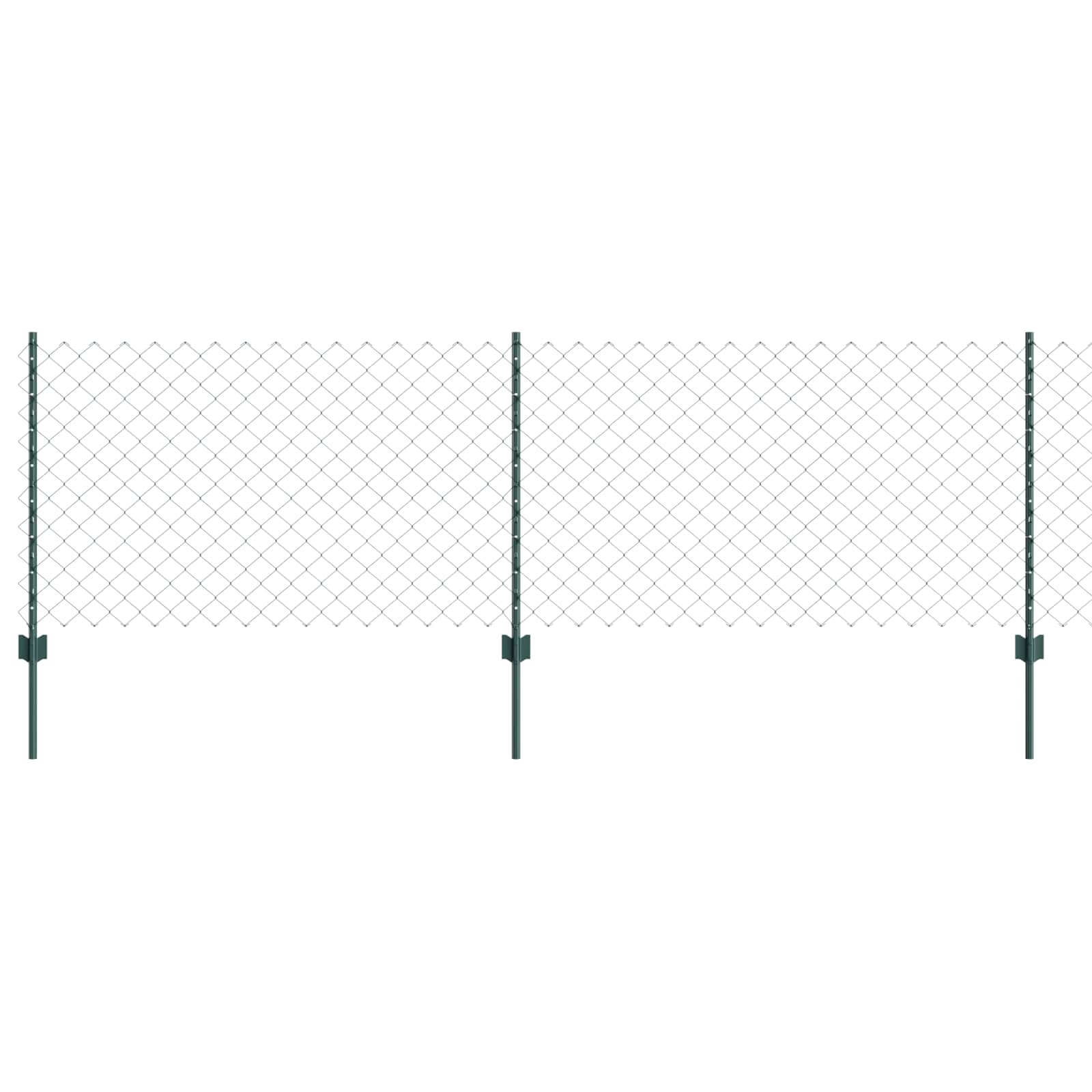 Τεντώτο με στήριγμα Πράσινο 0,8 x 10 m Χάλυβας και PVC - Pakobazaar