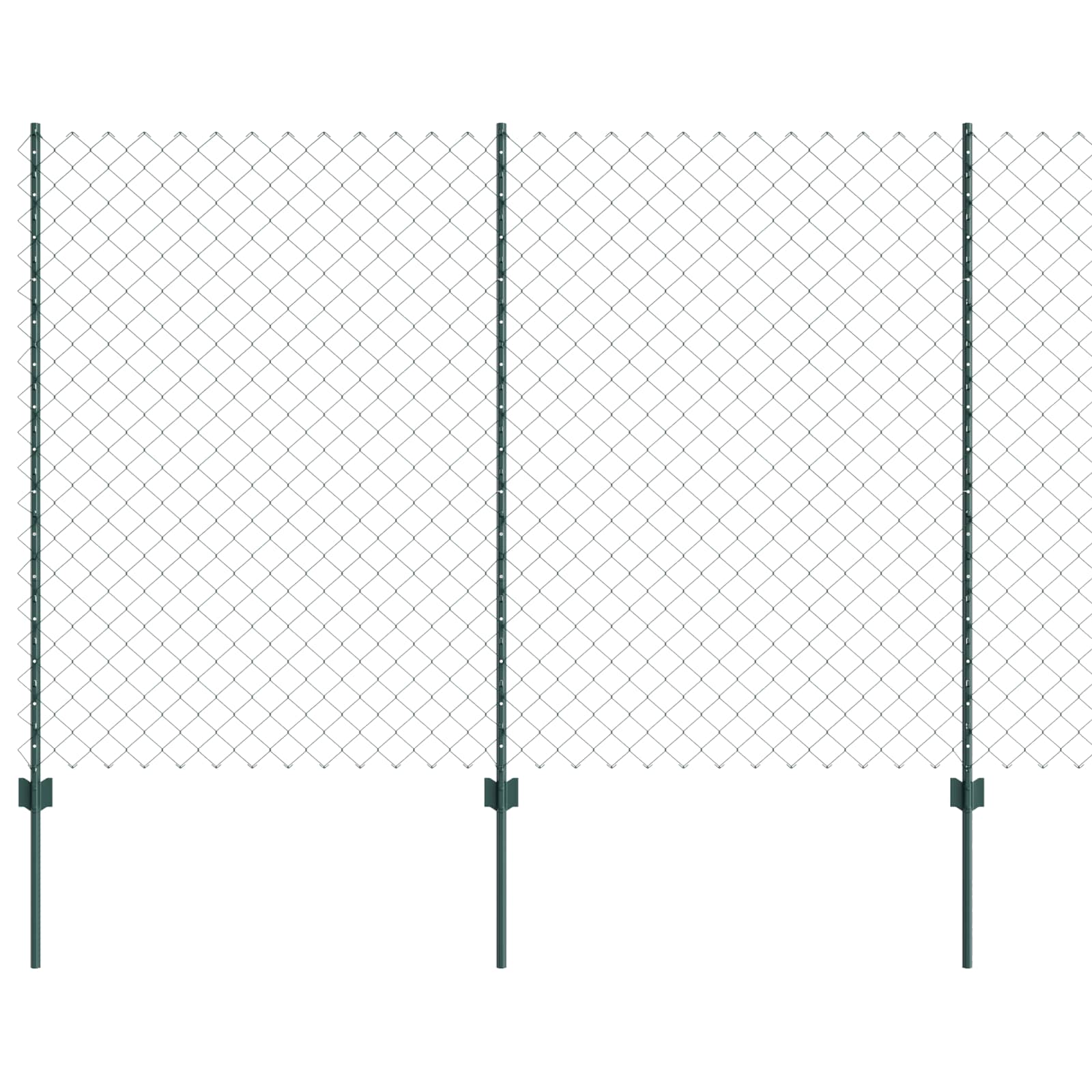 Τεντώτο με στήριγμα Πράσινο 1,6 x 10 m Χάλυβας και PVC