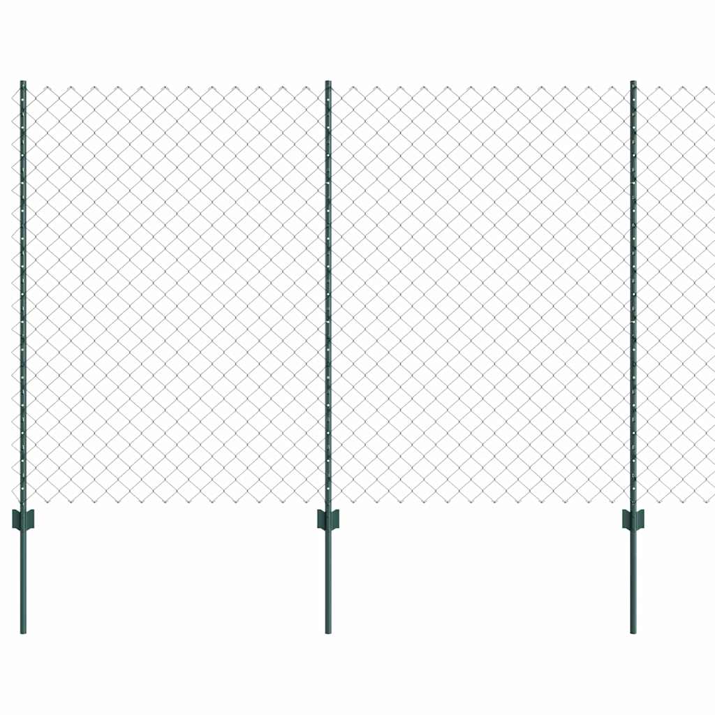 Τεντώτο με στήριγμα Πράσινο 1,5 x 25 m Ατσάλι