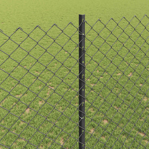 Τεντώτο με στήριγμα Γκρι 1,4 x 10 m Χάλυβας και PVC - Pakobazaar