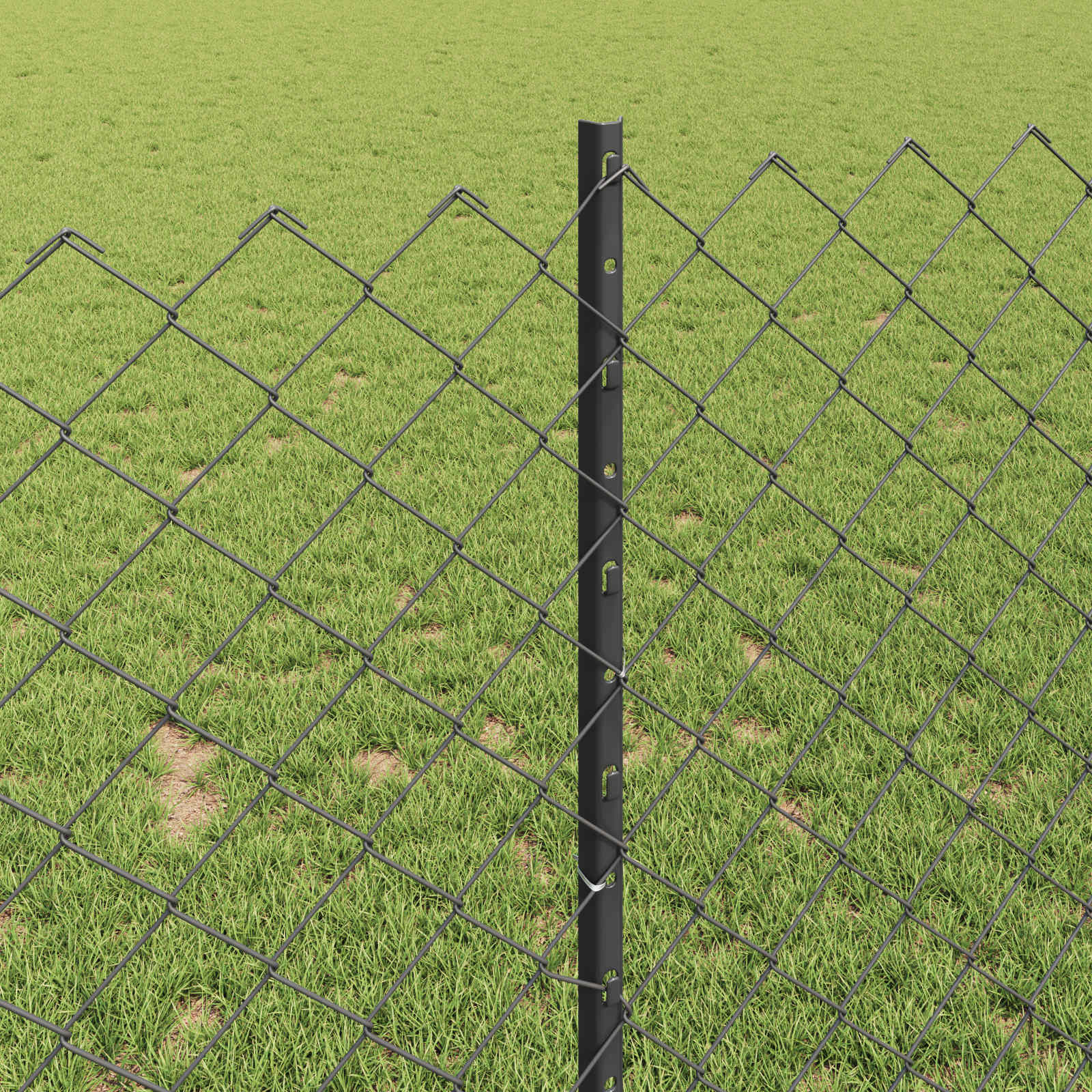 Τεντώτο με στήριγμα Γκρι 1 x 25 m Ατσάλι