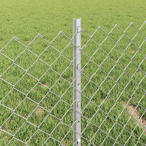 Φράχτης αλυσίδας με στήλη 10 x 0,4 m Γαλβανισμένος Χάλυβας