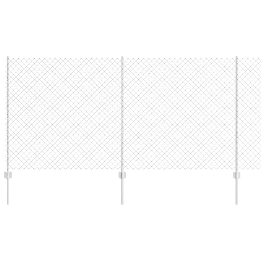 Τεντώτο με στήριγμα Ασημί 1,2 x 10 m Ατσάλι