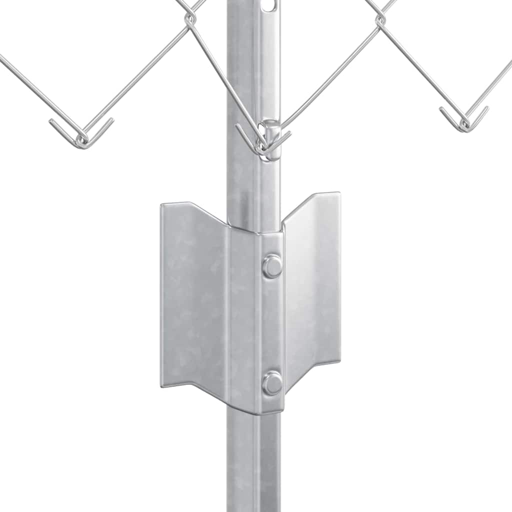 Τεντώτο με στήριγμα Ασημί 0,6 x 25 μ Ατσάλι