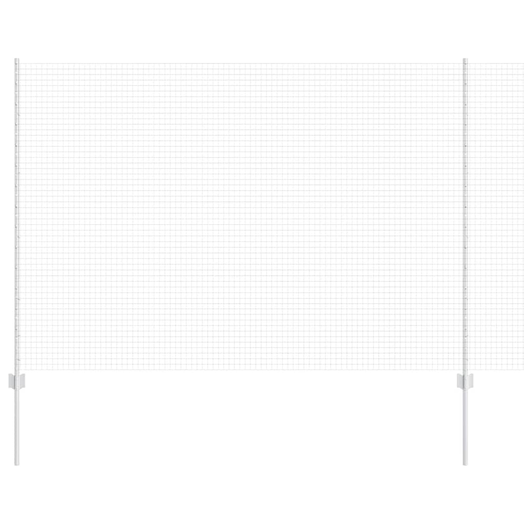 Τεντώτο με στήριγμα Ασημί 1,5 x 10 m Ατσάλι